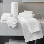 Ralex Pucioasa Prosop baie 50x90 cm Luxury 100% Bumbac Lux 600 gr. /mp, Alb Prosop