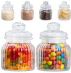 Relaxdays Konyhai üvegedények 6db 700 ml, befőttes üvegek r93 (10027717)