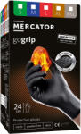  Mănuși de unică folosință din nitril 100 buc. MERCATOR® GoGrip BLACK OBO nepudrate (RMM-GRIP-OBO_B)