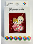 Flippy Martisor Brosa Mica in Cutie, Jolie, Design cu Mesaj, Material Metal, Dimensiune 2.5-3 cm, Model Mama si Fiica (teo-164924)