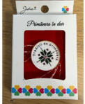 Flippy Martisor Brosa Mica in Cutie, Jolie, Design cu Mesaj, Dimensiune 2.5-3 cm, Material Metal, Model Rotund Traditional (teo-164939)