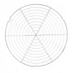  Grillrács Fi 32, 5cm Kerti Kerek Lógó Háromlábú (JY18547)