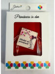 Flippy Martisor Brosa Mica in Cutie, Jolie, Design cu Mesaj, Dimensiune 2.5-3 cm, Material Metal, Model Primavara (teo-164916)
