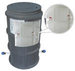 WaterKit - Valrom Camin apometru dublustrat D. 800 H 1235 instalatie 1 cu capac 47710081232 Waterkit Valrom (47710081232)