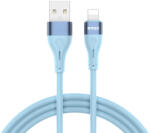 BWOO X280L Minimalist Silicone USB-A - Lightning kábel 3A 1m - kék