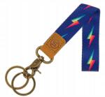  Kulcstartó póráz, valódi bőr, 2cm széles, 16, 5cm hosszú