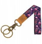  Kulcstartó póráz, valódi bőr, nylon, kulcstartó