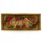 Vershold Hosszúkás Karácsonyi Dekoráció 3 Gyertya Asztal 443/10 (5905118053588)