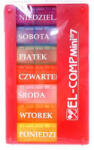 El-Comp Gyógyszeradagoló kazetta 7 napos heti K7 1 db (PCPL014)