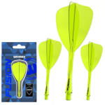 Winmau Darts toll és szár egyben Winmau Fusion Arrow toll és közepes szár, átlátszó sárga