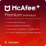 McAfee McAfee+ Premium Individual Security (1 Year) (MPP31MNRURFYD)