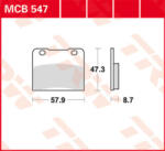 TRW LUCAS fékbetét MCB547 TRW LUCAS Futómű és fék alkatrészek Fékbetét (tárcsafék)