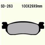 Wesrah VD-263 fékbetét Wesrah Futómű és fék alkatrészek Fékbetét (tárcsafék)