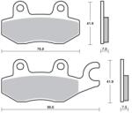 TECNIUM Professional Racing Szinterelt Fémből Készült Fékbetétek - MSR455 TECNIUM Futómű és fék alkatrészek Fékbetét (tárcsafék)
