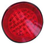 V PARTS Ø55mm kerek piros prizmás fényvisszaverő - öntapadós V PARTS Bicikli alkatrészek Kerékpáros kiegészítők Kerékpár világítás és visszaverők