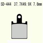 Wesrah VD-444 (FA417/4) fékbetét Wesrah Futómű és fék alkatrészek Fékbetétek (tárcsafék)