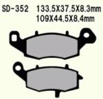 Wesrah VD-352 (FA229) fékbetét Wesrah Futómű és fék alkatrészek Fékbetét (tárcsafék)