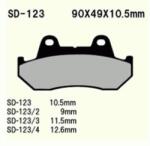 Wesrah VD-123 (FA69) fékbetét Wesrah Futómű és fék alkatrészek Fékbetét (tárcsafék)