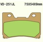 Wesrah VD-251JL fékbetét Wesrah Futómű és fék alkatrészek Fékbetét (tárcsafék)