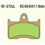 Wesrah Vesrah VD-270JL fékbetét Wesrah Futómű és fék alkatrészek Fékbetét (tárcsafék)