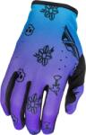 FLY RACING Lite Outline Special Edition kesztyű - lila/kék/fekete FLY RACING Bicikli alkatrészek Kerékpáros ruházat Kerékpáros kesztyűk