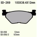 Wesrah VD-269/2 Féktárcsa betét Wesrah Futómű és fék alkatrészek Fékbetét (tárcsafék)