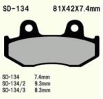 Wesrah VD-134 (FA323) fékbetét Wesrah Futómű és fék alkatrészek Fékbetét (tárcsafék)
