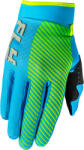 FLY RACING F-16 gyerek kesztyű - Kék/Hi-Vis FLY RACING Bicikli alkatrészek Kerékpáros ruházat Kerékpáros kesztyűk