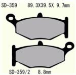 Wesrah VD-359 hátsó fékbetét Wesrah Futómű és fék alkatrészek Fékbetét (tárcsafék)