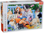Trefl Căței în grădină 1000 piese 10556 Puzzle