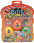 Johntoy Игрален комплект JohnToy - Dino World, Яйце със слайм и динозавър Glow in the Dark, 3 броя (24604) - ozone