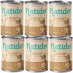 Katido Hrană umedă pentru pisici cu pui 6x400g