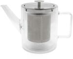 Bredemeijer Vízforraló, Bredemeijer, Üveg / Rozsdamentes acél, Szűrővel, 1 L, Átlátszó / Ezüst (165024)