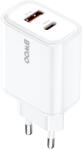BWOO CDA207 PD 36W fali töltő 1x USB-A + USB-C port fehér
