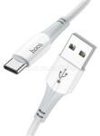 hoco. X70 adatkábel (USB - Type-C, 3A, 100cm, törésgátló, cipőfűző) FEHÉR (HOCO_X70_USB_TYPEC_W) (HOCO_X70_USB_TYPEC_W)