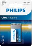 Philips 6LR61E1B/10 Ultra Alkaline 9V 1 buborékfólia (6LR61E1B/10)
