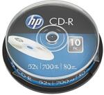 HP CD-R, CRE00019-3, 69308, 10-pack, 700MB, 52x, 80min. , 12cm, bez možnosti potisku, cake box, pro archivaci dat (CRE00019-3)