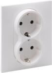 Legrand Priza dubla Legrand SEANO 765125 protectie sporita 16A 250V Ultra Alb (765125)