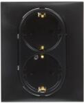 Legrand Priza dubla LEGRAND Niloe Step 398210 pentru montaj incastrat 16A culoare antracit (398210)