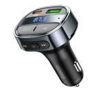 hoco. E70 Bluetooth FM transzmitter USB-A és USB-C töltőportokkal (E70) - aqua