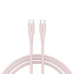 CANYON USB-C - USB-C kábel 60W 1m rózsaszín (CNS-CC60SC10PS) (CNS-CC60SC10PS)