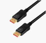 LogiLink DisplayPort kábel DP/M-DP/M, 8K/60 Hz erősítő 10m (CDV0100) (CDV0100)