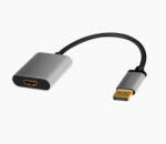LogiLink DisplayPort adapter DP/M-HDMI A/F 4K/60 Hz 0, 15m alu (CDA0108) (CDA0108)