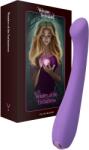 FairyGasm Vibrator MerryWand FairyGasm, 9 Moduri Vibratii, Silicon, USB, IPX7, Mov, 17.5 cm Vibrator