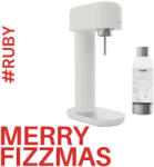 Mysoda Ruby 2 Szódagép, Fehér-Ezüst + 1 db 1L palack + Co2 patron