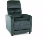 SIGNAL MEBLE Otus Velvet Kihúzható Bársony Relax Fotel Zöld (OTUSVZ)