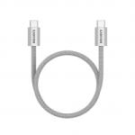 CANYON USB-C - USB-C adat- és töltőkábel 1m világosszürke (CND-CCMG60AB15LG) (CND-CCMG60AB15LG)