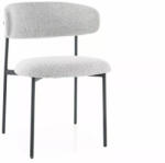 SIGNAL MEBLE Elton Modern Szövet Étkezőszék Bézs Fekete Vázzal