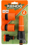 KENDO locsolófej + csatlakozó készlet 4r. ABS No. 60682 200101-4717 (200101-4717)