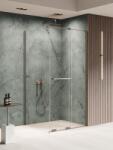 NEW TRENDY Smart Gunmetal Brushed cabină de duș 150x80 cm dreptunghiular gunmetal periat/sticlă transparentă EXK-7899 (EXK7899)
